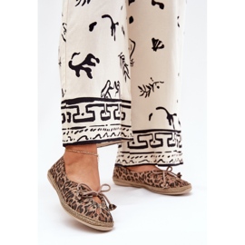 Zazoo Ballerinas naturale Ballerinas Leopard Leopard Print 10179 Brown marrone 2