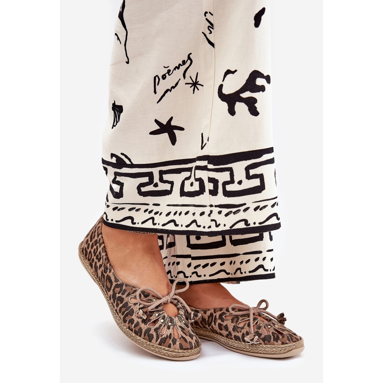 Zazoo Ballerinas naturale Ballerinas Leopard Leopard Print 10179 Brown marrone 1
