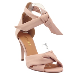 Sandali da donna Badura 4650 color salmone rosa 1