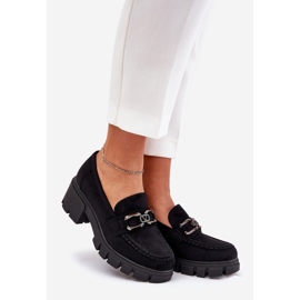 Vinceza Scarpe da donna in pelle scamosciata Ecode con decorazione di Vincez 39921 Nero 1