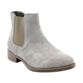 Stivali grigi Jodhpur Sergio Leone 301 grigio 1