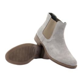 Stivali grigi Jodhpur Sergio Leone 301 grigio 3