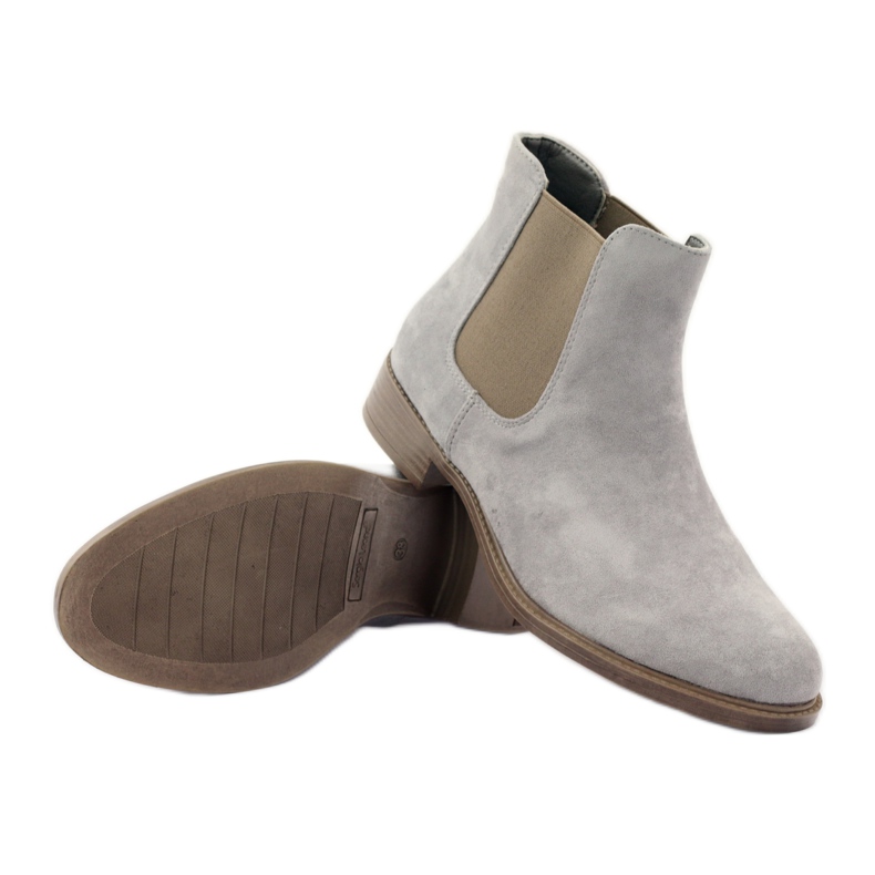 Stivali grigi Jodhpur Sergio Leone 301 grigio 3