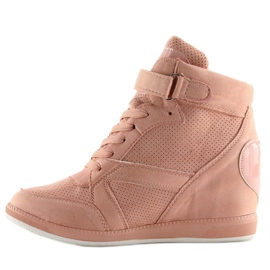 Sneakers rosa da donna 1542 rosa 2
