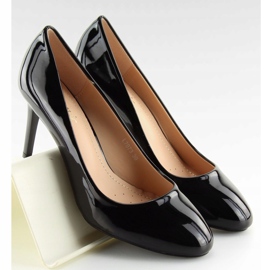 Décolleté da donna laccate nere L7073 Black nero 1