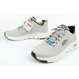 Skechers Scarpe sportive maschili Schechers Arch Fit 232200-LGBK Grey grigio 6