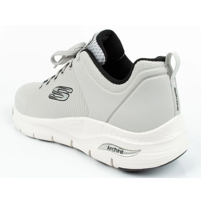 Skechers Scarpe sportive maschili Schechers Arch Fit 232200-LGBK Grey grigio 8