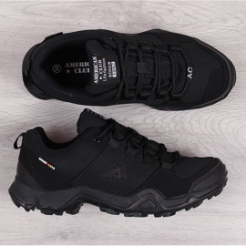 Scarpe sportive da trekking da uomo di colore nero American Club 1
