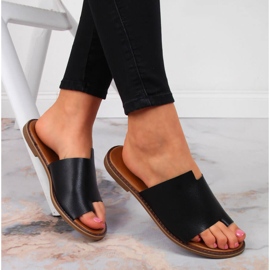 Infradito da donna nere Jezzi nero 1