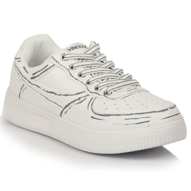 Sneakers basse Vinceza bianche bianca 2