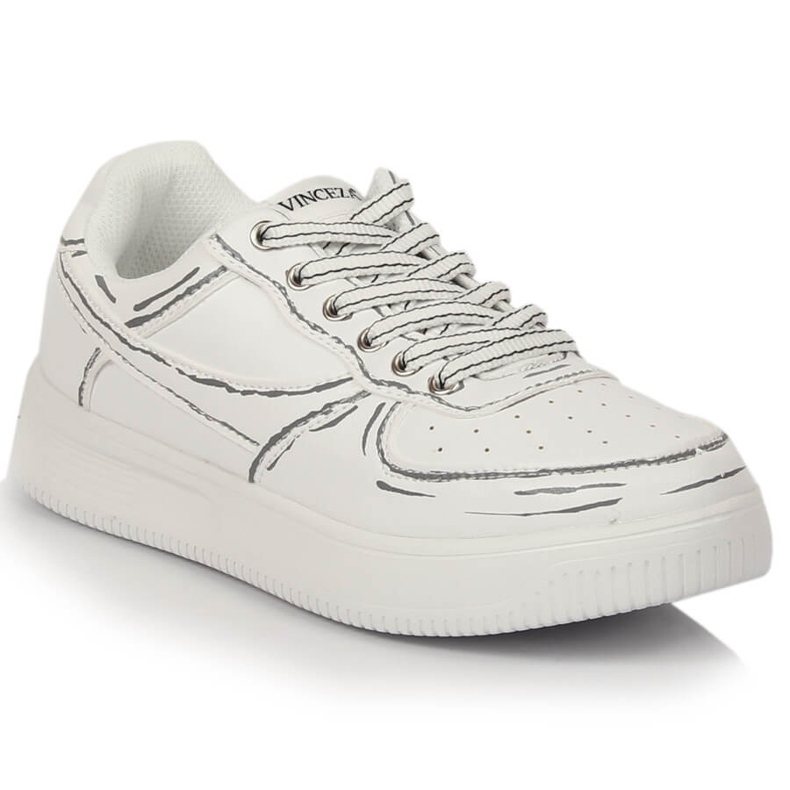 Sneakers basse Vinceza bianche bianco 2