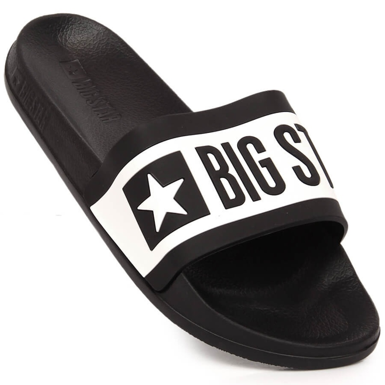 Pantofole sportive nere Big Star LL274739 bianco 1