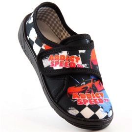 Sneakers nere per bambino Nazo N019SAW per la scuola dell'infanzia nero 1