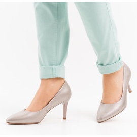 Décolleté dorate da donna Sergio Leone 1336 d'oro 1