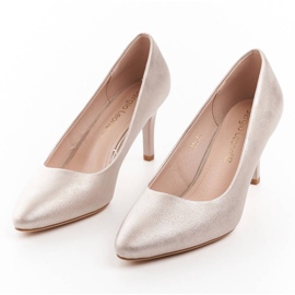 Décolleté dorate da donna Sergio Leone 1336 d'oro 2