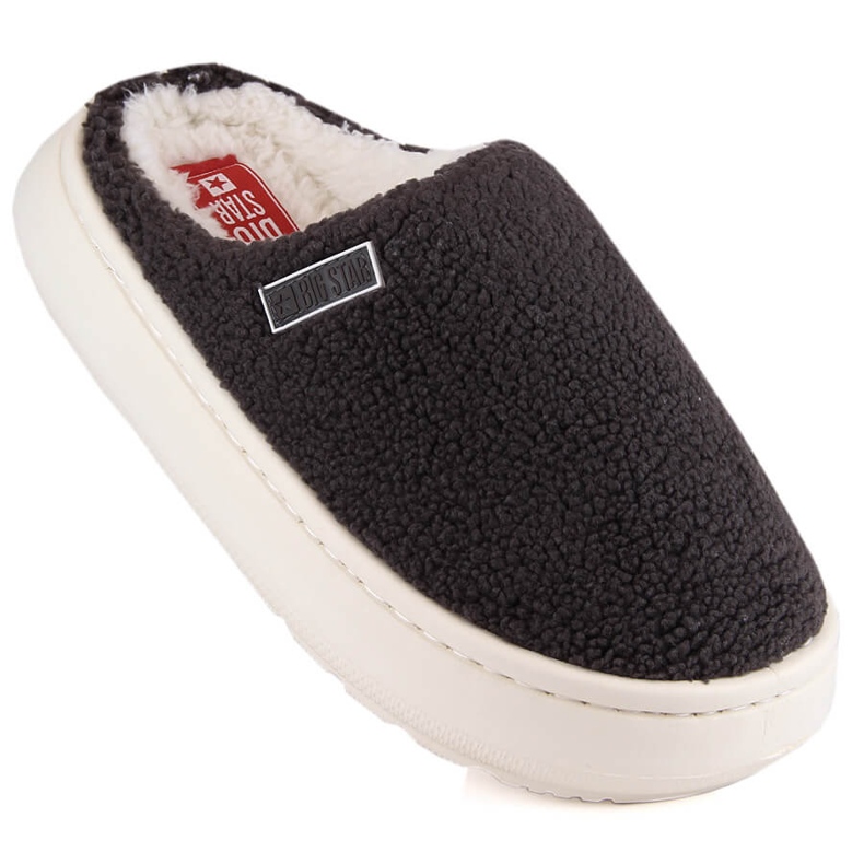Pantofole isolanti grigie Big Star MM274134 grigio 1