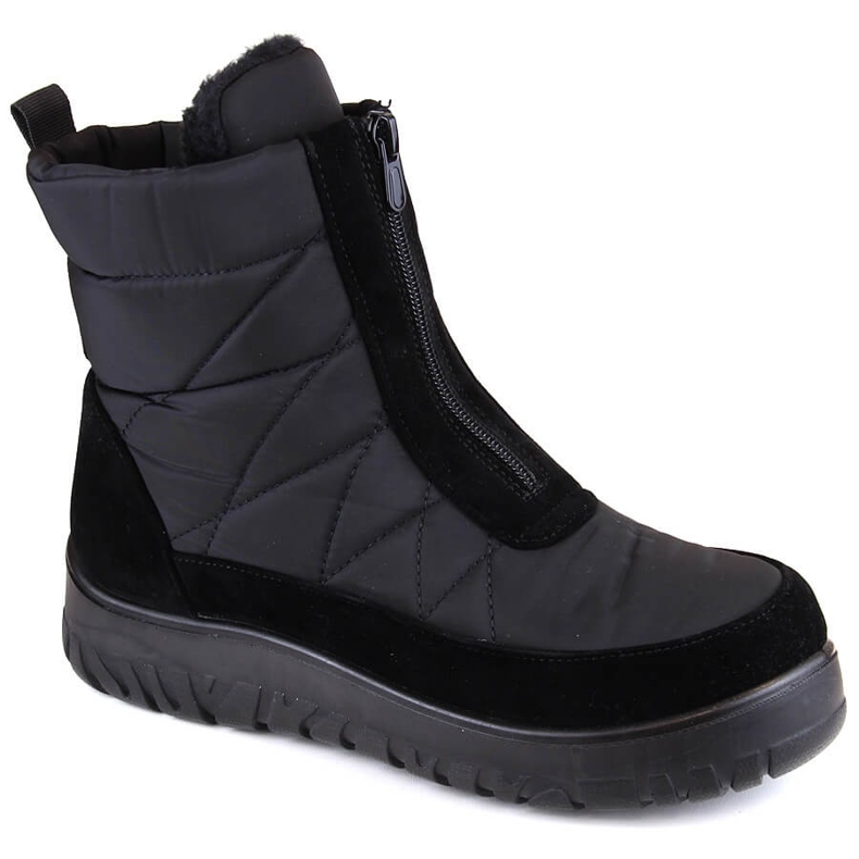 Doposci da donna isolati con cerniera neri T.Sokolski Z23-348 nero 1