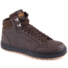 Bustagrip Scarpe sportive da uomo in pelle marrone 1