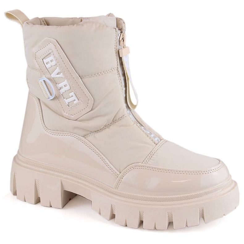 Doposci da donna con cerniera beige isolanti Filippo DBT4960 1