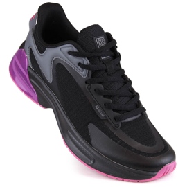 Scarpe sportive da donna, sneakers nere Big Star LL274335 nero 1