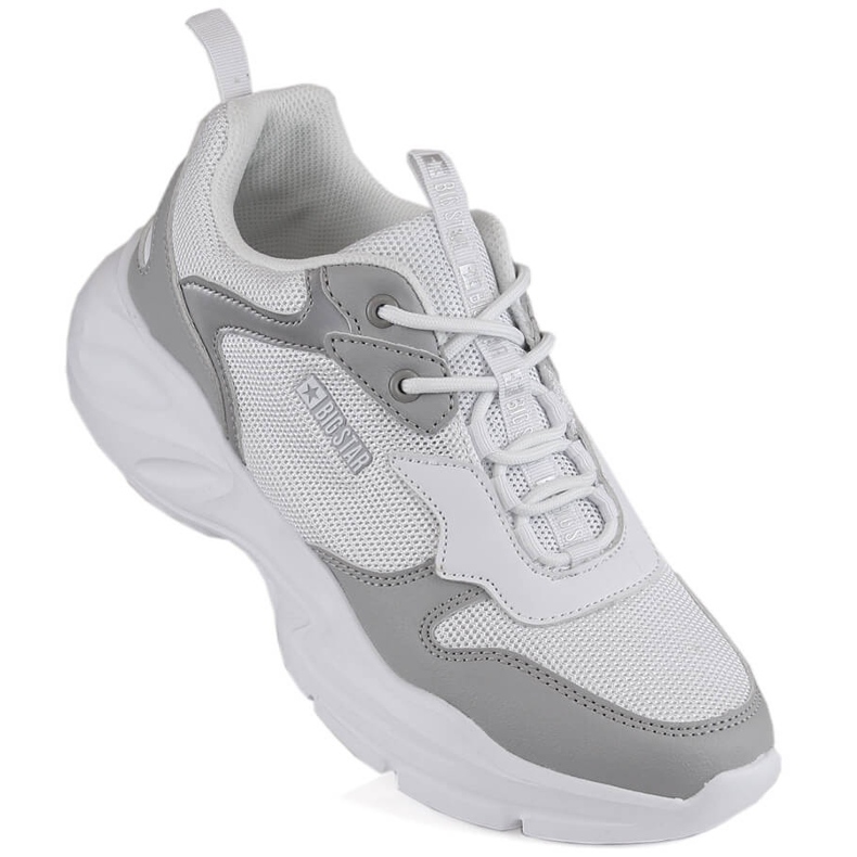 Scarpe sportive da donna, sneakers bianche Big Star LL274375 bianca 1
