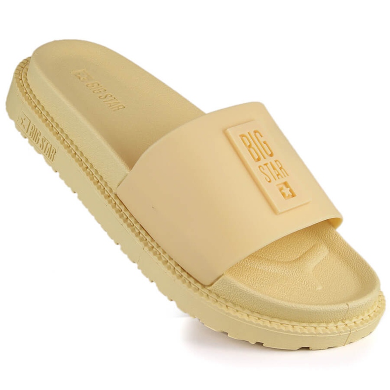 Infradito gialle con plateau da donna Big Star LL274427 giallo 1