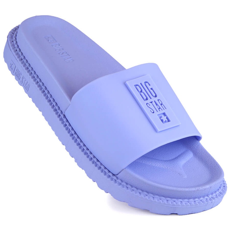 Infradito da donna blu con plateau Big Star LL274431 1