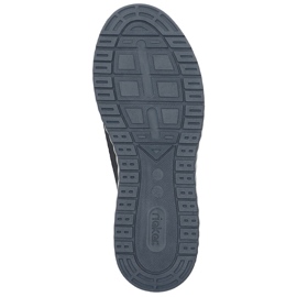 Comode scarpe slip-on traforate da uomo, blu navy, Rieker B0655-14 1