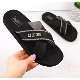 Infradito da piscina da spiaggia nere Big Star NN274A059 nero 1