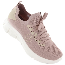 Scarpe sportive rosa da donna Potocki BK01303 1