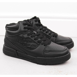 Scarpe sportive alte nere Big Star OO274A534 nero 2