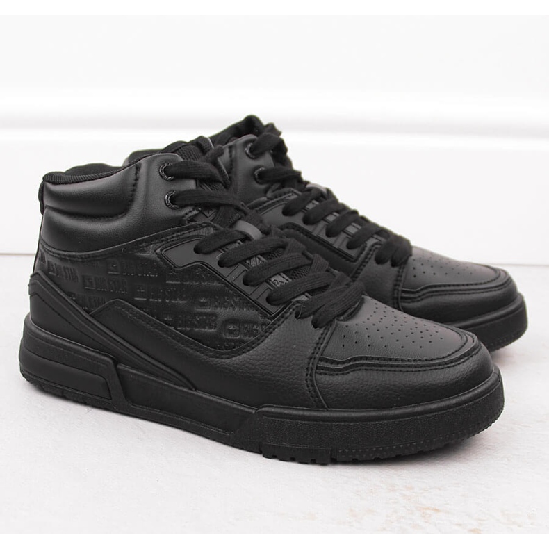 Scarpe sportive alte nere Big Star OO274A534 nero 2