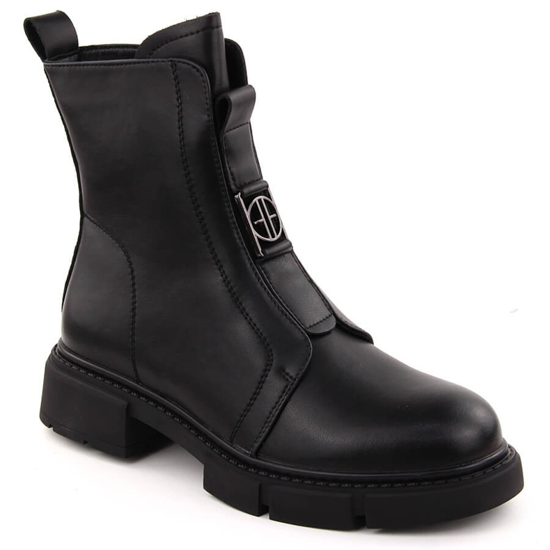 Stivaletti da donna neri in pelle Filippo DBT6524 nero 1