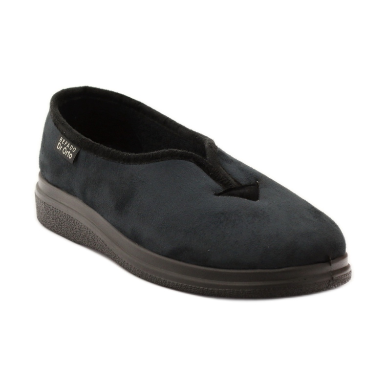Befado scarpe donna mocassini ciabatte Dr.Orto nero 1