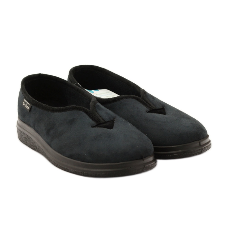 Befado scarpe donna mocassini ciabatte Dr.Orto nero 4