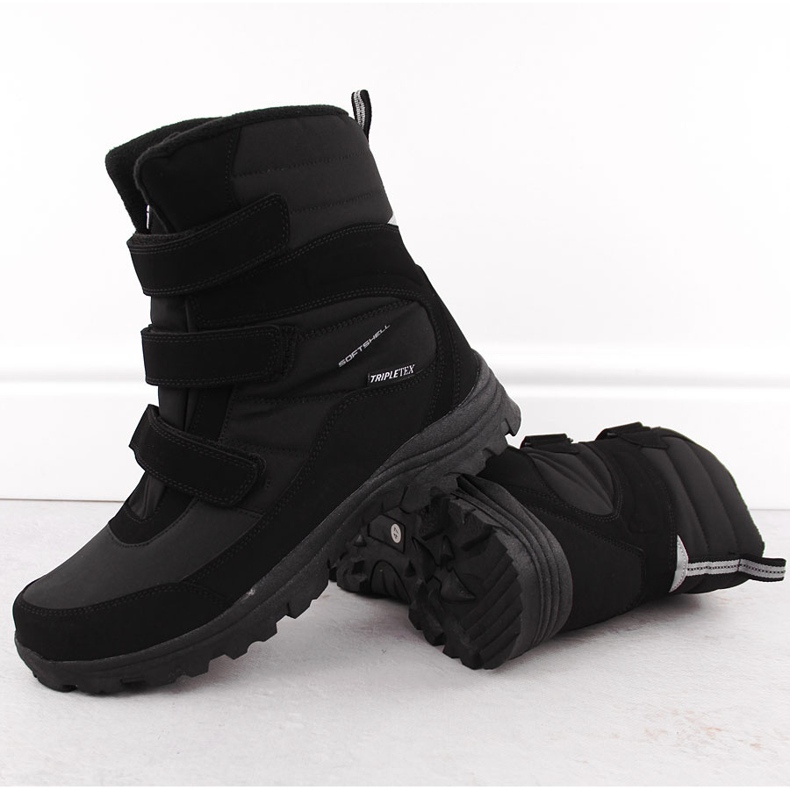 Doposci oversize impermeabili da uomo, American Club SN45 neri nero 2