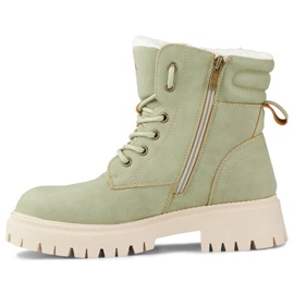 Stivali isolanti da donna, verde chiaro GD-TL51GR 2