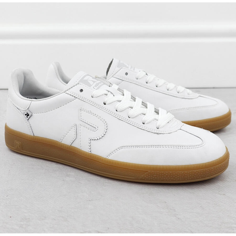 Scarpe in pelle White's White Rieker W2200 Sneaker bianco 1