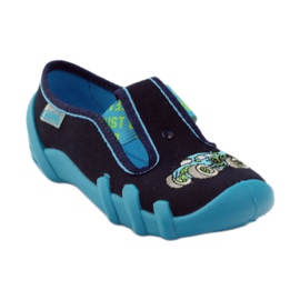 Befado scarpe per bambini pantofole 290x161 blu navy blu verde 1