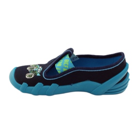 Befado scarpe per bambini pantofole 290x161 blu navy blu verde 2
