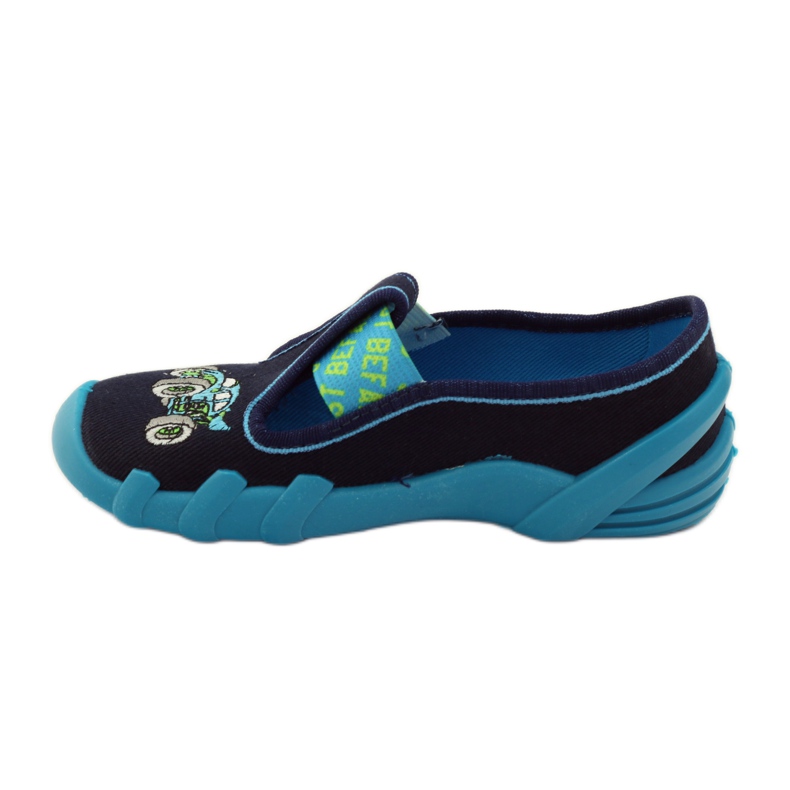 Befado scarpe per bambini pantofole 290x161 blu navy blu verde 2