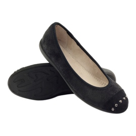 Befado scarpe da donna ballerine pantofole 309q015 nero 3