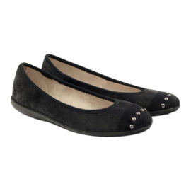 Befado scarpe da donna ballerine pantofole 309q015 nero 4