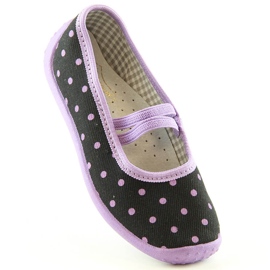 Ballerine bambina per asilo e scuola slip-on Nazo N006ABW nero 1