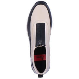 Sneakers stivaletti da donna beige Rieker N6352-60 2