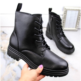 Stivaletti neri isolanti da donna Vinceza 58109 nero 2