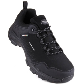Scarpe sportive softshell da trekking per giovani Black American Club nero 1