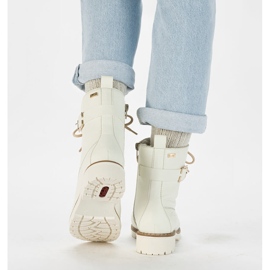Operaio da donna impermeabile bianco Rieker Y9126-80 2