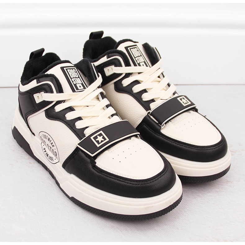 Scarpe sportive alte da uomo isolanti Big Star OO174557 bianco 2