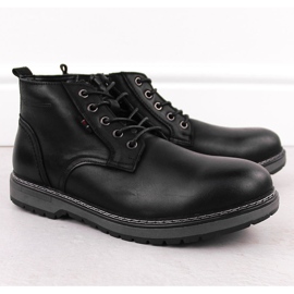 Stivali in pelle isolanti da uomo, neri, T.Sokolski Z24-433 nero 1